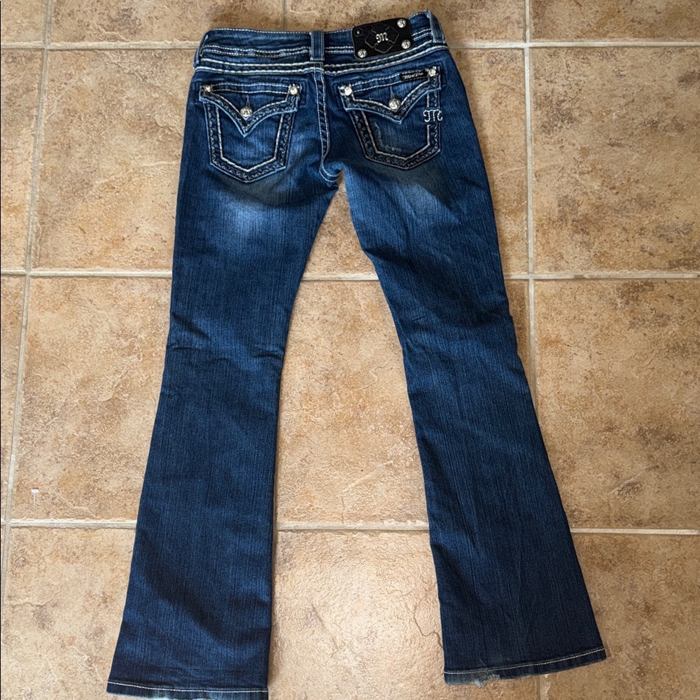 MISS ME SIZE 25 bootcut Stylish Blue Women's Jeans